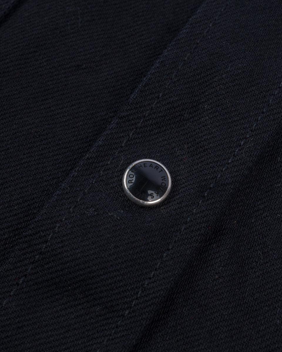 IHSH-396-BLK - 13.5oz Denim Western Shirt - Black - Image 6