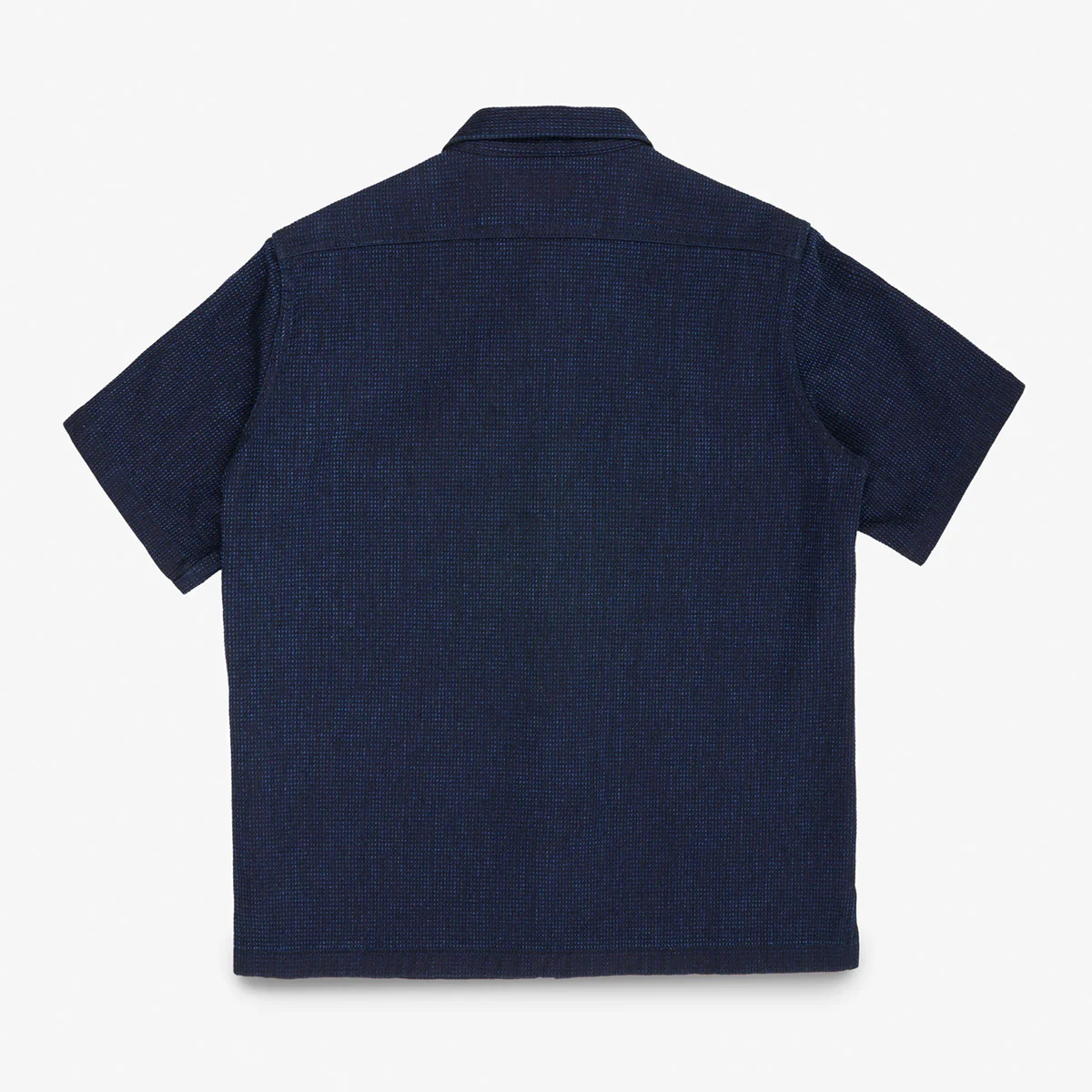 IHSH-445-IND - SS26 - 10oz Dobby Cloth Short Sleeve Mechanic Shirt - Indigo - Image 4