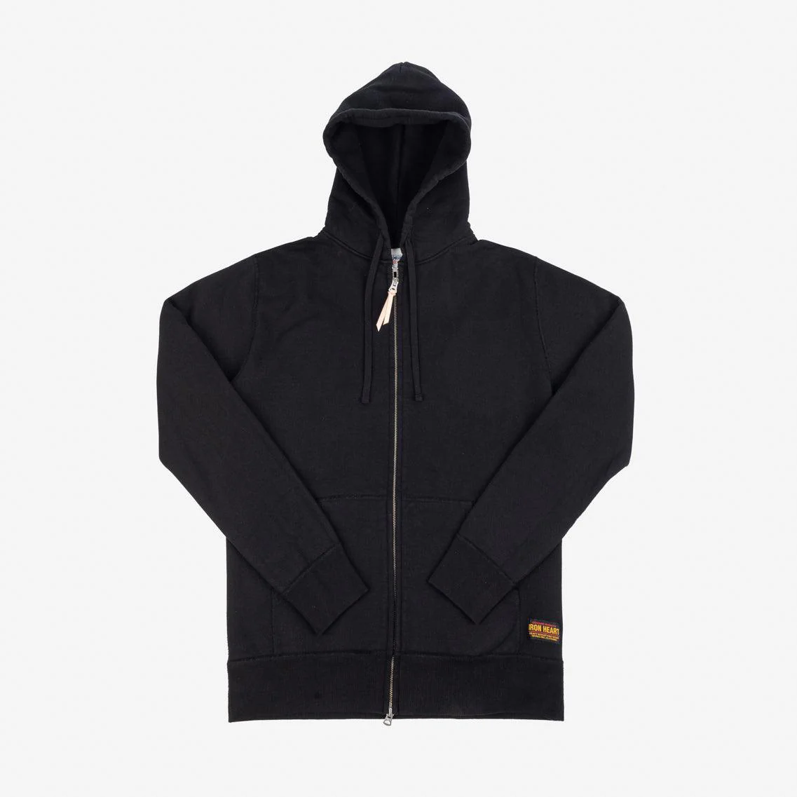 IHSW-10-BLK - 14oz Ultra Heavyweight Cotton Zip Up Hoodie Black