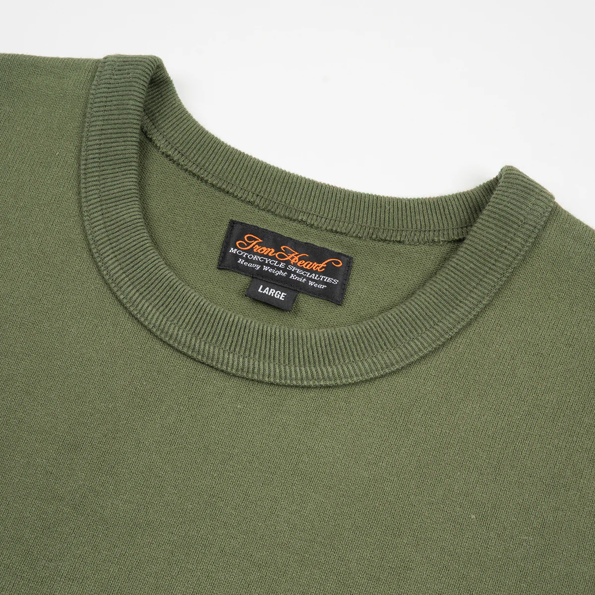 IHT-1600-OLV - 11oz Crew Neck T-Shirt - Olive - Image 5
