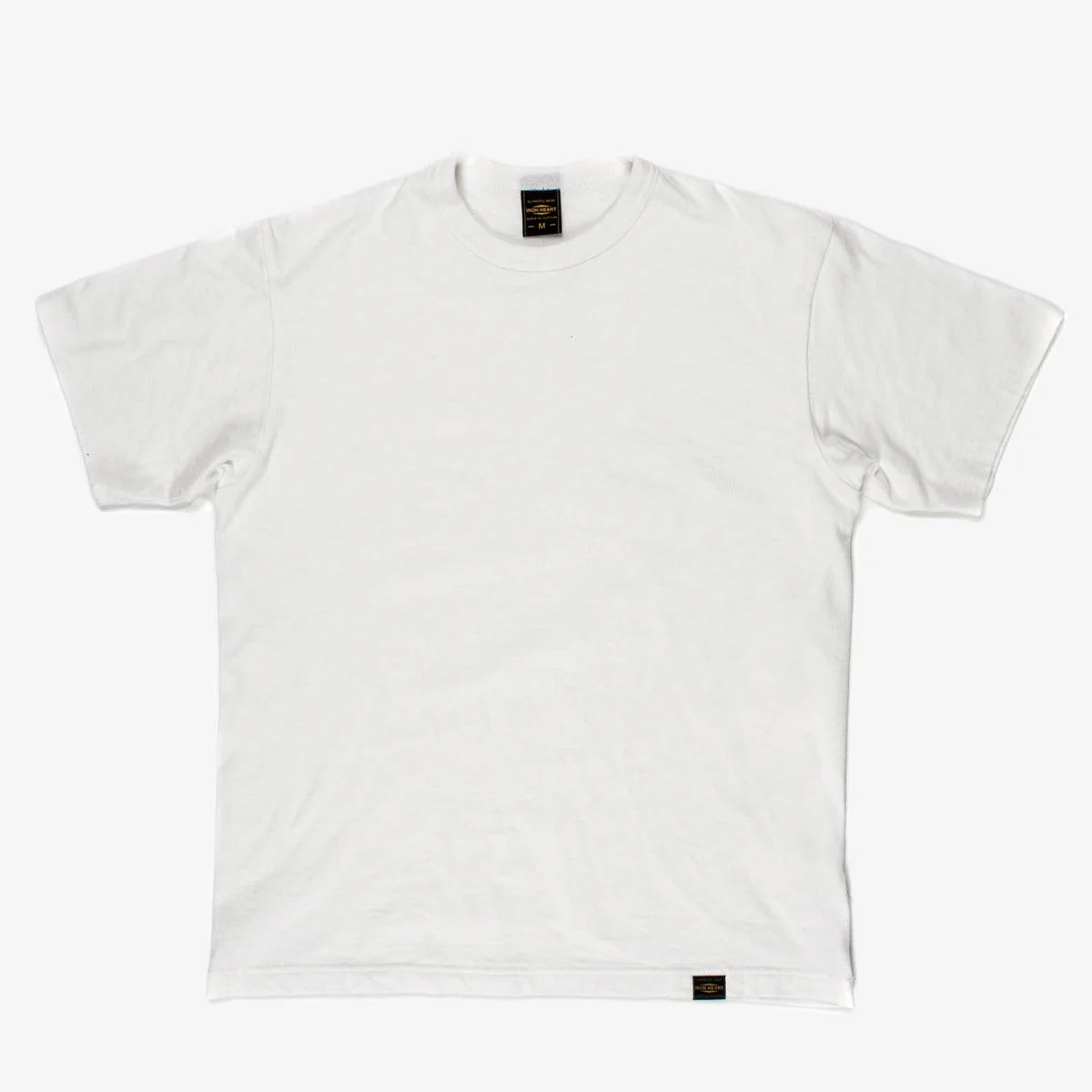 IHT-1610-WHT - 6.5oz Loopwheel Crew Neck T-Shirt (Short)- White