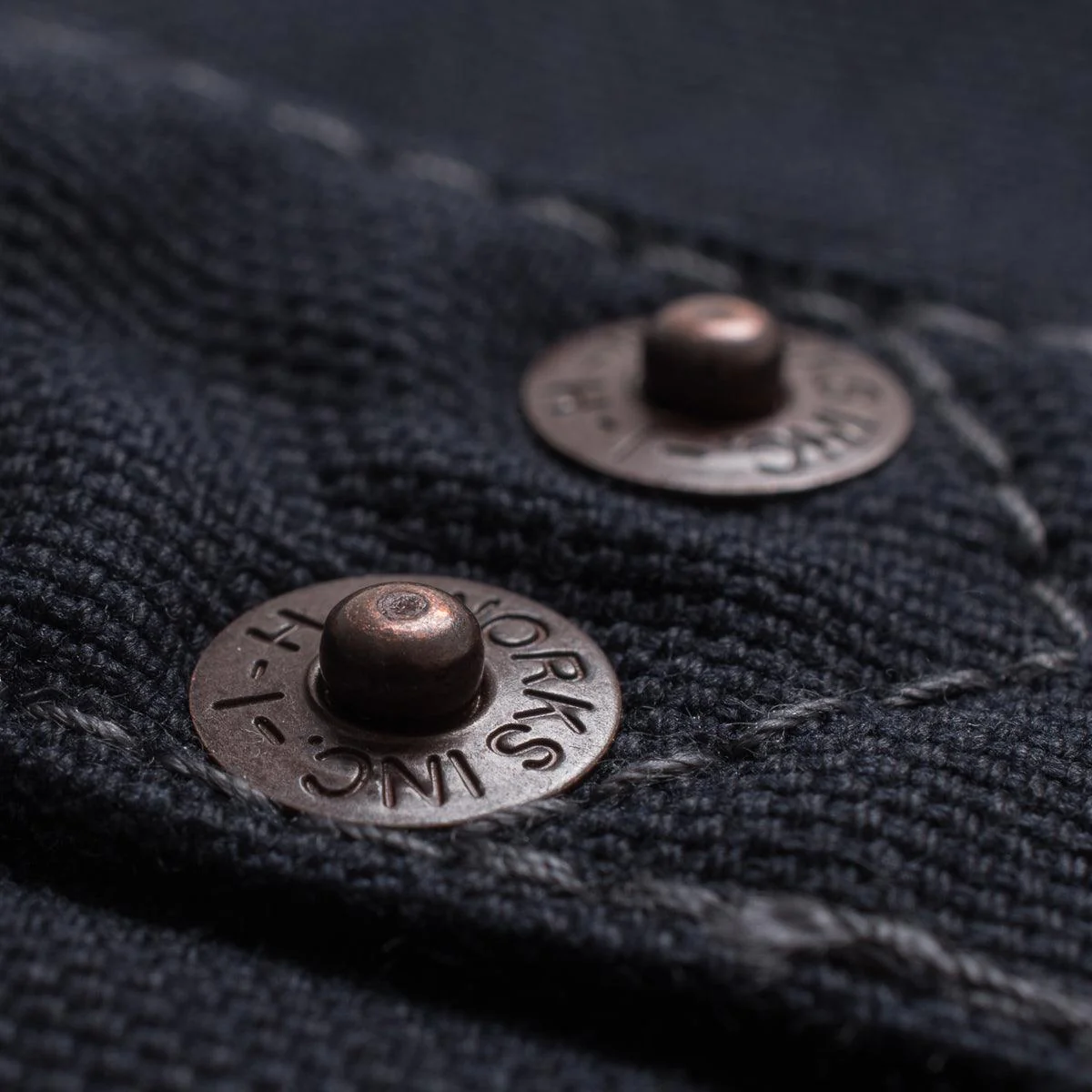 IHV-02-IND - 12oz Wabash/Duck Work Vest-  Indigo/Navy - Image 13