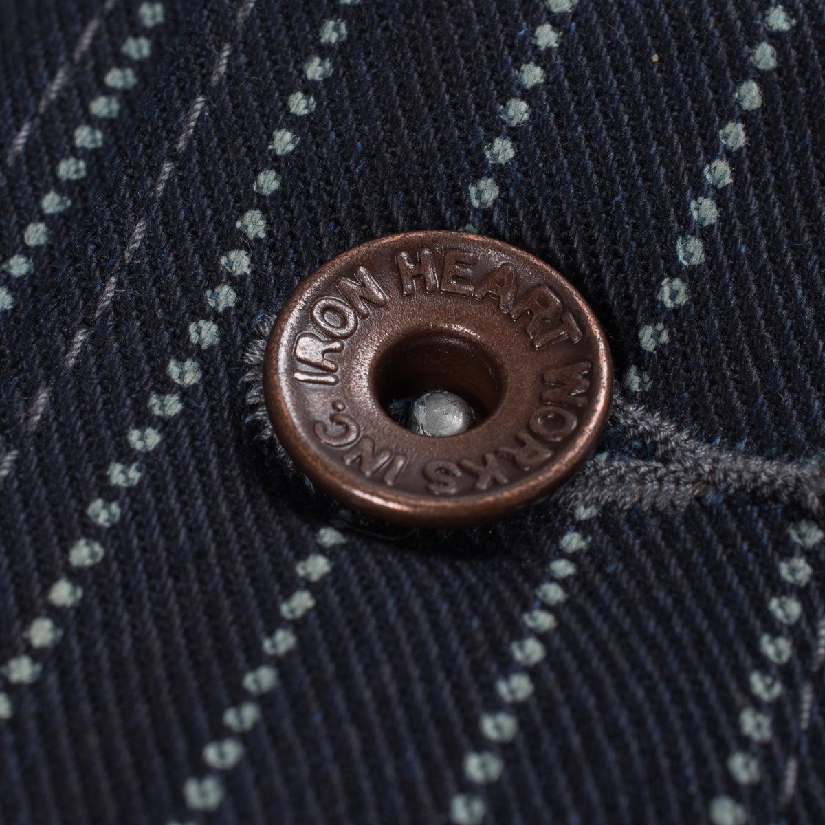 IHV-02-IND - 12oz Wabash/Duck Work Vest-  Indigo/Navy - Image 9