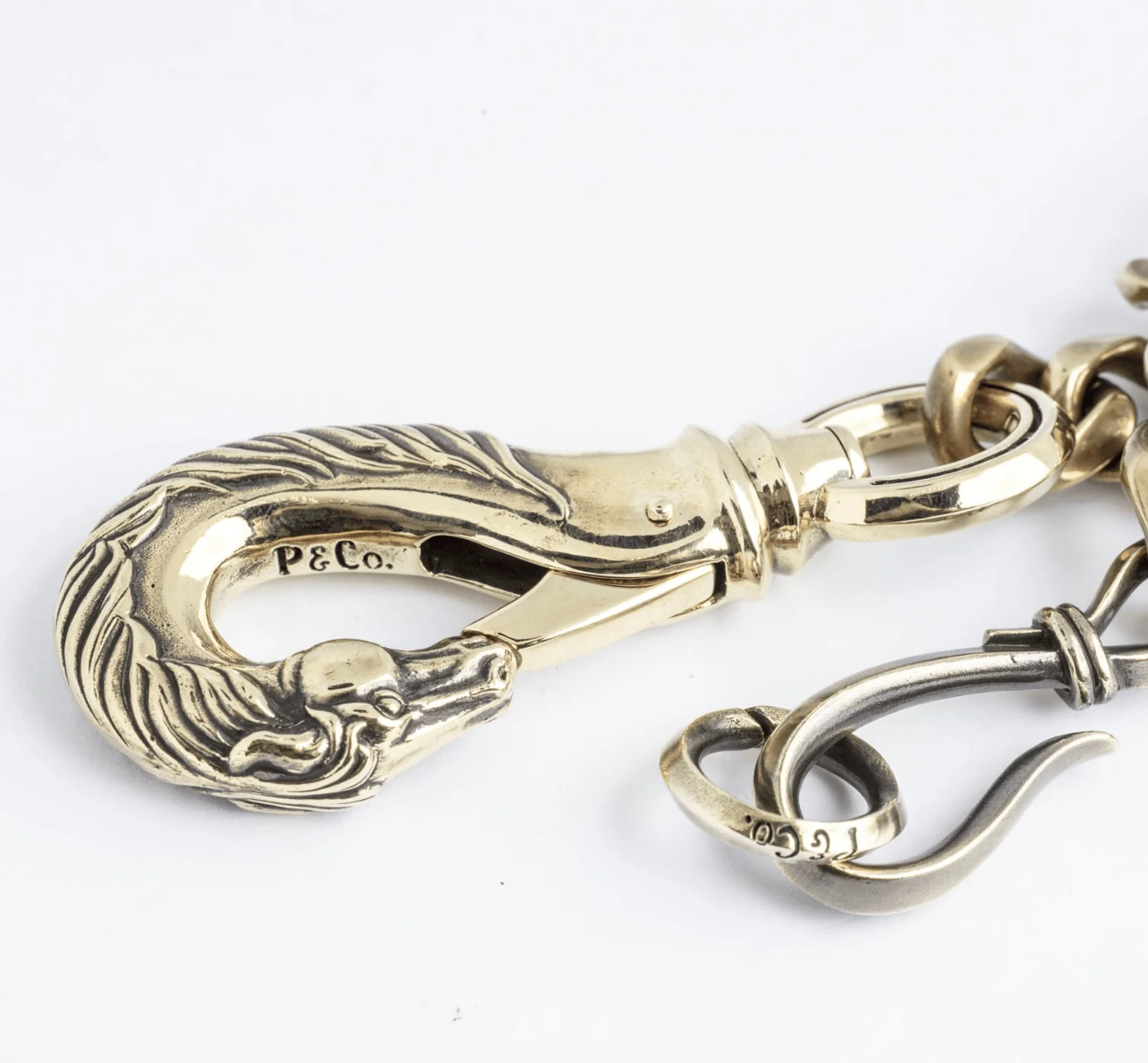 PE-HORSE-WALLET-CHAIN-HORSE-X-HOOK-BR - Peanuts & Co Horse Wallet Chain (horse×hook) - Brass - Image 5