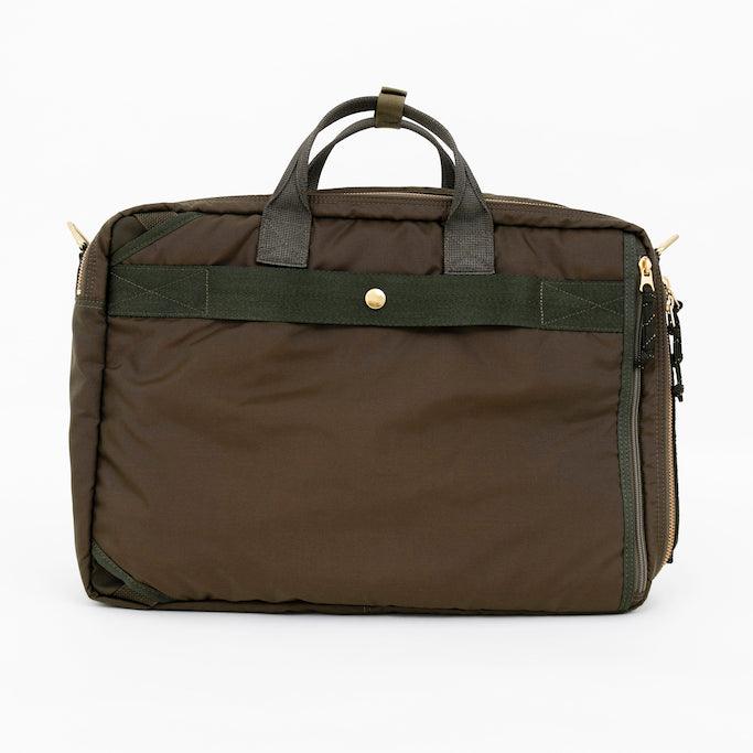 PO-FORCE-3WAY-BRIEFCASE-OLV - Porter-Yoshida & Co - FORCE 3WAY BRIEFCASE - Olive Drab - Image 3