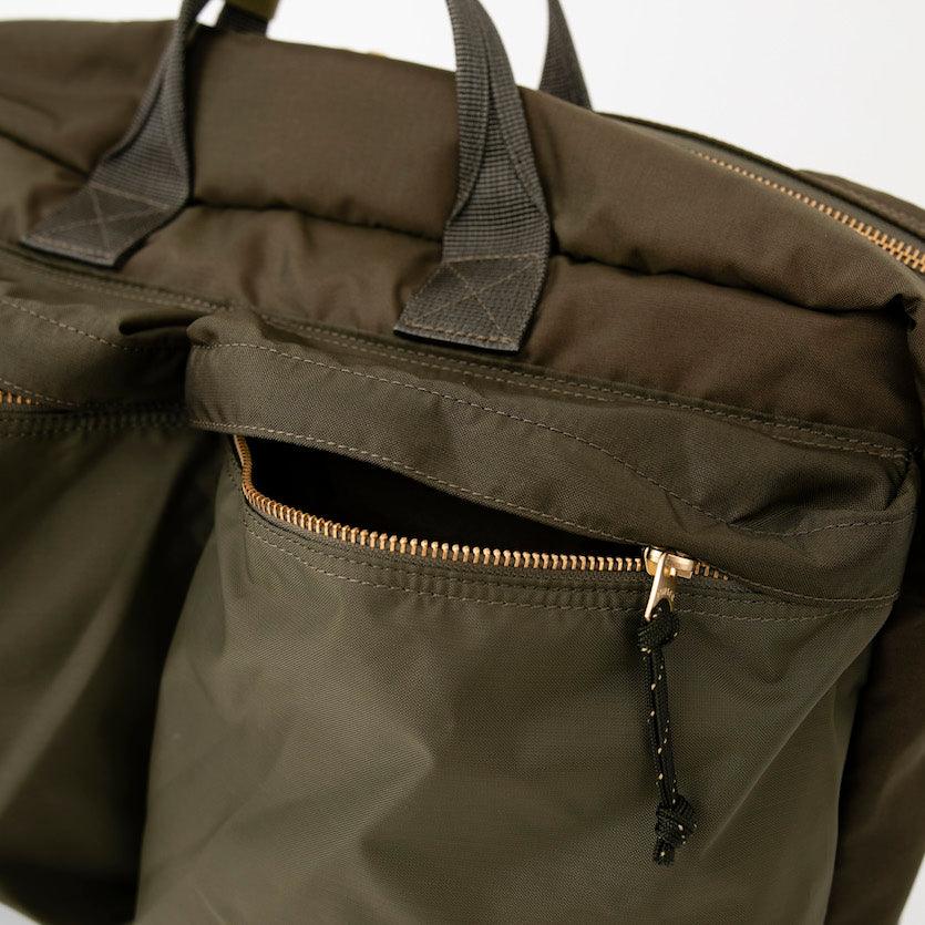 PO-FORCE-3WAY-BRIEFCASE-OLV - Porter-Yoshida & Co - FORCE 3WAY BRIEFCASE - Olive Drab - Image 4