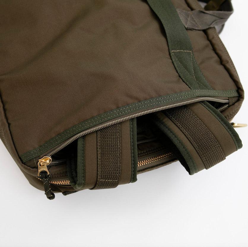PO-FORCE-3WAY-BRIEFCASE-OLV - Porter-Yoshida & Co - FORCE 3WAY BRIEFCASE - Olive Drab - Image 7