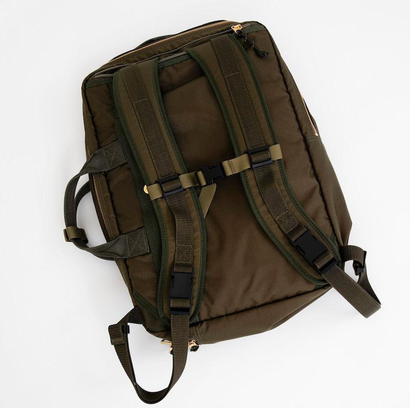 PO-FORCE-3WAY-BRIEFCASE-OLV - Porter-Yoshida & Co - FORCE 3WAY BRIEFCASE - Olive Drab - Image 8