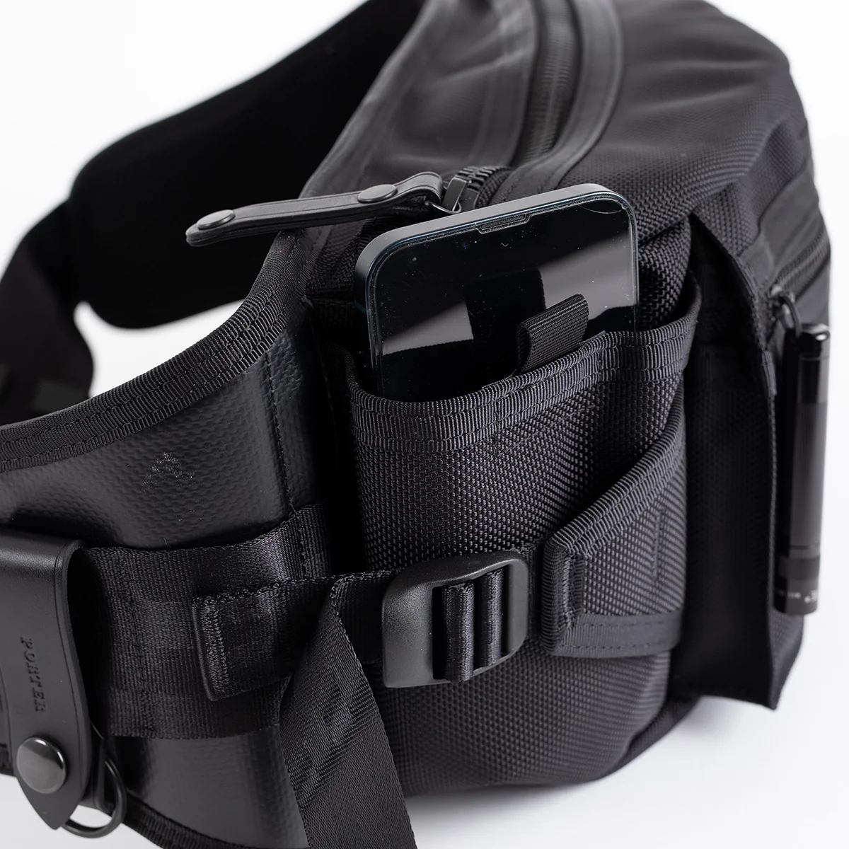 PO-HEAT-WAIST-BLK - Porter-Yoshida & Co. HEAT WAIST BAG - Black - Image 3