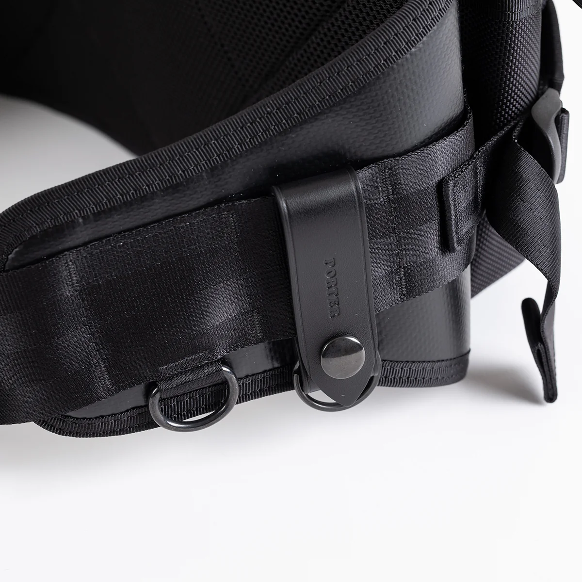 PO-HEAT-WAIST-BLK - Porter-Yoshida & Co. HEAT WAIST BAG - Black - Image 9