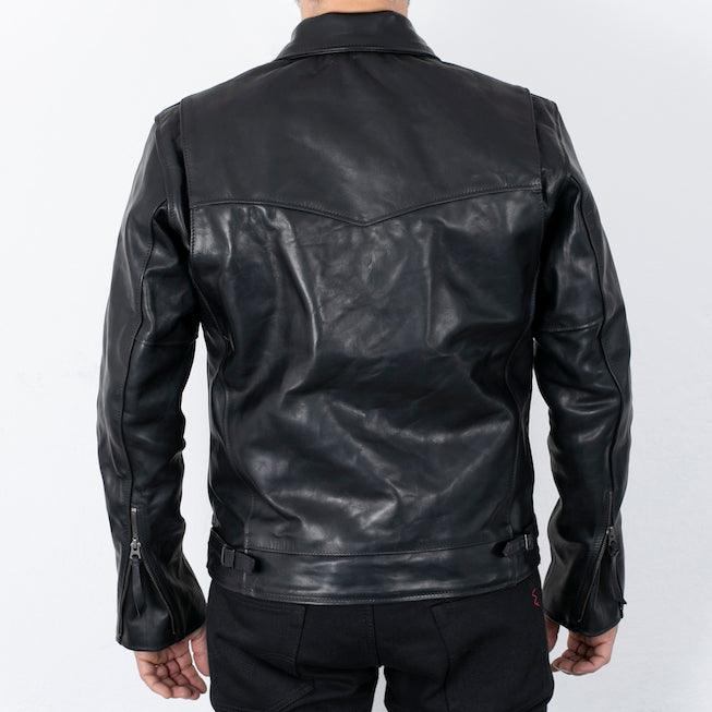 SB-TG-MU-HO-BLK - Simmons Bilt "Tailgunner" Horsehide Jacket - Black - Image 4