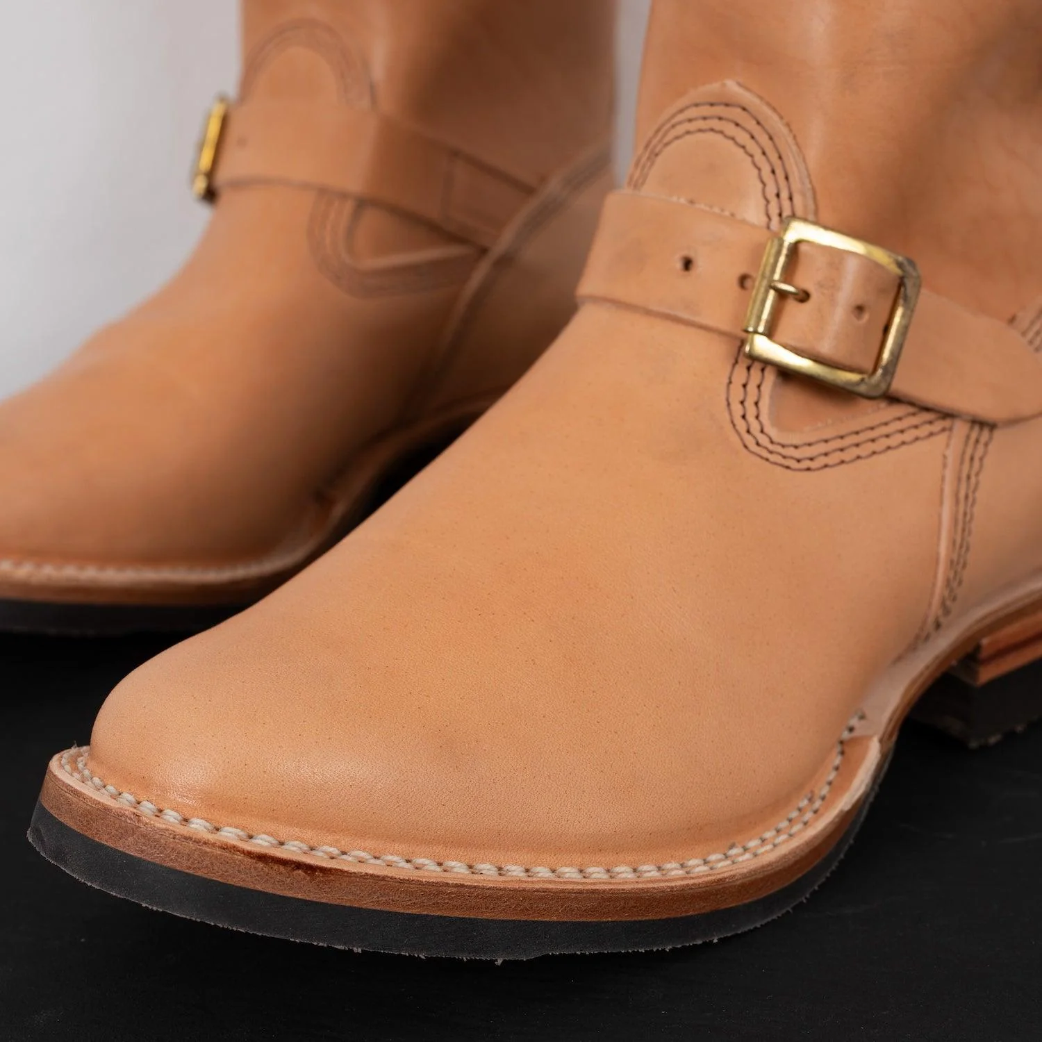 WE-7600SP-NAT - Wesco "Mister Lou" Engineer Horsehide - Natural - Image 7