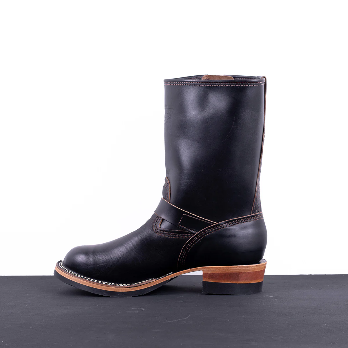 WE-7710H-BLK - Wesco Custom Boss Engineer Horsehide - Black - Image 5