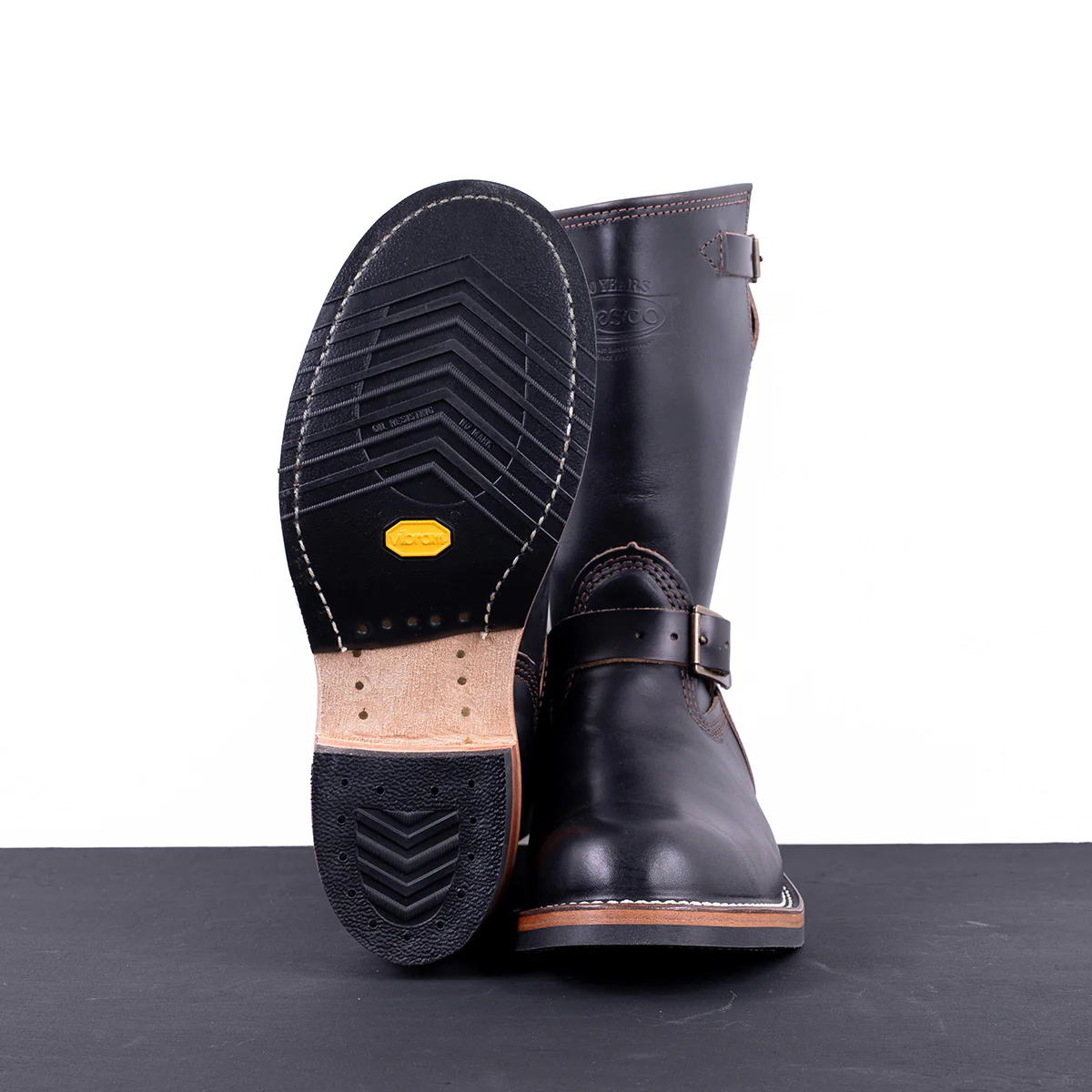 WE-7710H-BLK - Wesco Custom Boss Engineer Horsehide - Black - Image 7