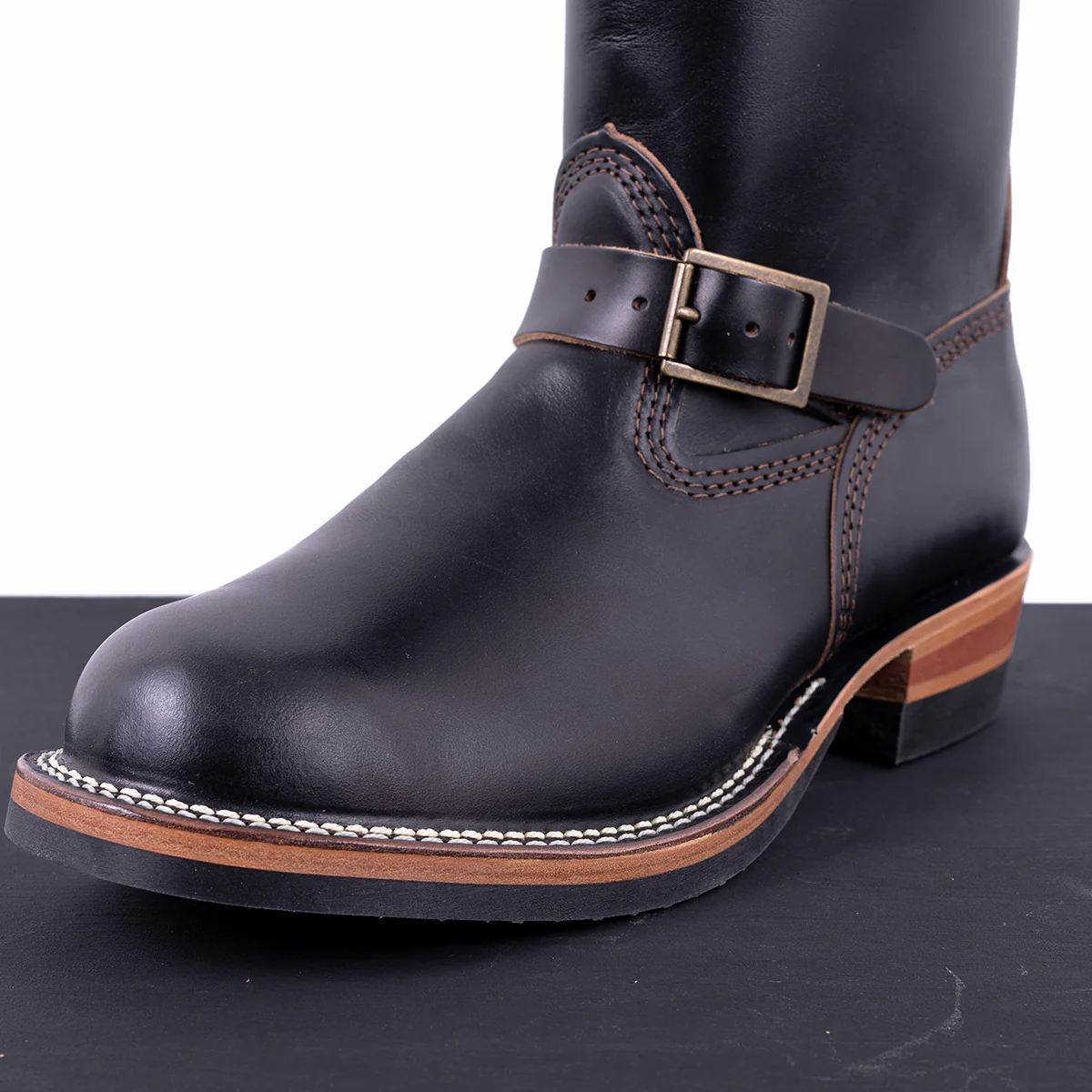 WE-7710H-BLK - Wesco Custom Boss Engineer Horsehide - Black - Image 8